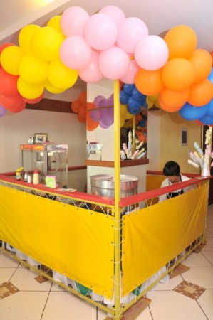 Barraca de Algodão doce e Pipoca